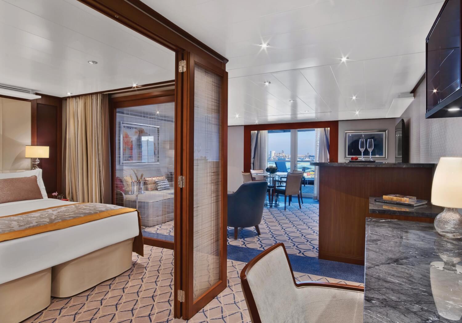 Seabourn Encore Penthouse Suite Stateroom